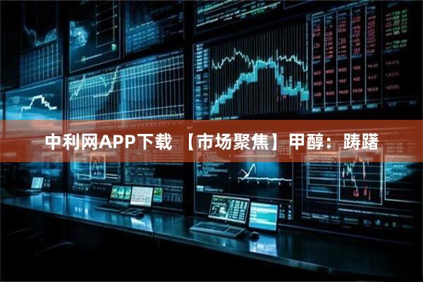 中利网APP下载 【市场聚焦】甲醇：踌躇
